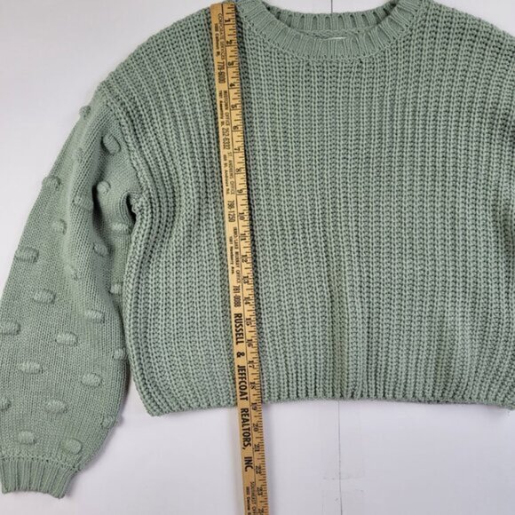 Jessica Simpson Dusty Blue Knitted Sweater - Picture 10 of 12